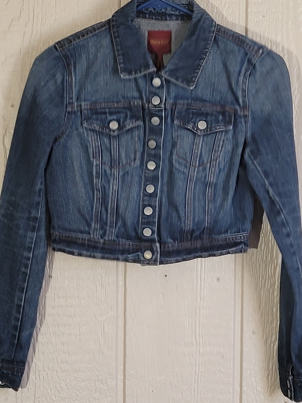 Highway Jeans Faded Blue Cropped Denim Jacket